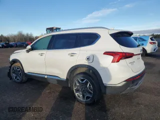 2023 Hyundai Santa Fe Hybrid Luxury with VIN KM8S5DA19PU100959, listed as a Copart auction lot 81152414 with 30,570 mi miles and Salvage Title. Bid and sale history available at carsss.com. Image 2.