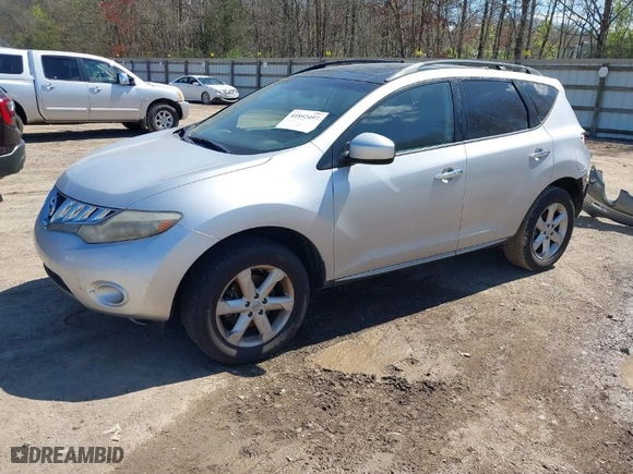2010 Nissan Murano S with VIN JN8AZ1MU5AW008725, listed as a IAAI auction lot 41892497 with 215,546 mi miles. Bid and sale history available at carsss.com. Image 2.