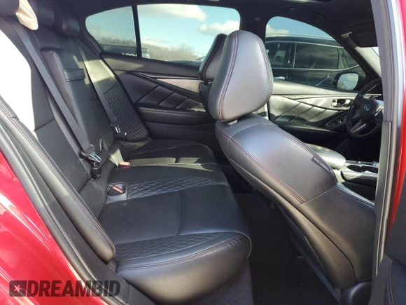 2019 Infiniti Q50 RED SPORT 400 with VIN JN1FV7AP4KM780082, listed as a Copart auction lot 41540805 with 78,820 mi miles and Salvage Title. Bid and sale history available at carsss.com. Image 10.