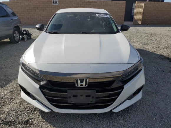 2022 Honda Accord Sedan Sport SE with VIN 1HGCV1F48NA004878, listed as a Copart auction lot 88540995 with 40,376 mi miles and Salvage Title. Bid and sale history available at carsss.com. Image 5.
