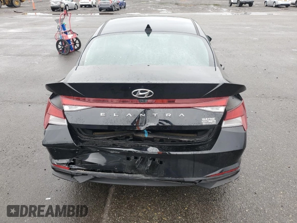 2023 Hyundai Elantra SEL с VIN KMHLS4AG3PU430923, выставлен на аукционе Copart как лот 58924775 с пробегом 13 551 миль миль и Списание • Salvage title. История ставок и продаж доступна на DreamBid. Изображение 6.