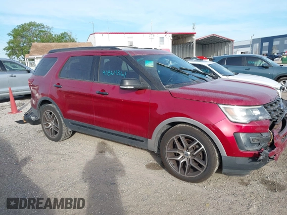 2016 Ford Explorer Sport with VIN 1FM5K8GT7GGA74656, listed as a IAAI auction lot 41864361 with 134,881 mi miles and . Bid and sale history available at carsss.com. Image 12.