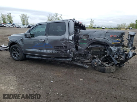 2023 Ford F-150 XL с VIN 1FTEW1EP4PKE01890, выставлен на аукционе Copart как лот 57389435 с пробегом Не указан миль и На запчасти • Non repairable. История ставок и продаж доступна на DreamBid. Изображение 2.