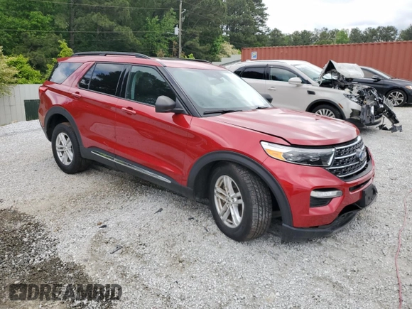 2020 Ford Explorer XLT z VIN 1FMSK8DH1LGC40151, wystawiony jako Copart lot #54750995 z przebiegiem 56 415 mil mil oraz Szkoda całkowita • Salvage title. Historia ofert i sprzedaży dostępna na DreamBid. Obrazek 4.