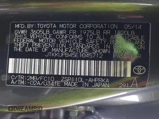 2014 Scion xD z VIN JTKKUPB45E1045712, wystawiony jako IAAI lot #41173968 z przebiegiem 137 345 mil mil oraz . Historia ofert i sprzedaży dostępna na DreamBid. Obrazek 9.