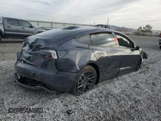 2025 Tesla Model 3 Long Range with VIN 5YJ3E1EA0SF902075, listed as a Copart auction lot 85525094 with Not Provided miles and Salvage Title. Bid and sale history available at DreamBid. Image 3.