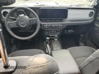 2024 Jeep Gladiator Sport S z VIN 1C6HJTAG5RL105858, wystawiony jako Copart lot #53345125 z przebiegiem 17 117 mil mil oraz Szkoda całkowita • Salvage title. Historia ofert i sprzedaży dostępna na DreamBid. Obrazek 8.