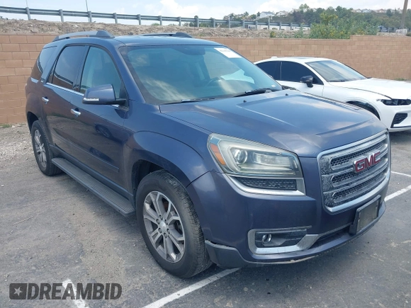 2013 GMC Acadia SLT with VIN 1GKKRRKD8DJ252697, listed as a IAAI auction lot 42141345 with 129,540 mi miles and . Bid and sale history available at carsss.com. Image 1.