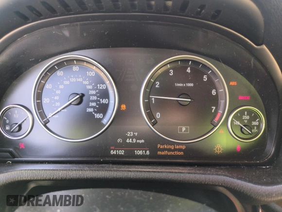 2017 BMW X3 sDrive28i with VIN 5UXWZ7C30H0V93495, listed as a Copart auction lot 52865645 with 64,102 mi miles and Salvage Title. Bid and sale history available at carsss.com. Image 9.