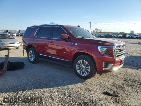 2022 GMC Yukon SLT with VIN 1GKS2BKD2NR236476, listed as a Copart auction lot 87823475 with 72,934 mi miles and Salvage Title. Bid and sale history available at carsss.com. Image 4.