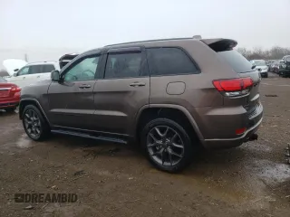 2021 Jeep Grand Cherokee 80th Anniversary with VIN 1C4RJFBG6MC583471, listed as a Copart auction lot 53043325 with 117,046 mi miles and Salvage Title. Bid and sale history available at DreamBid. Image 2.