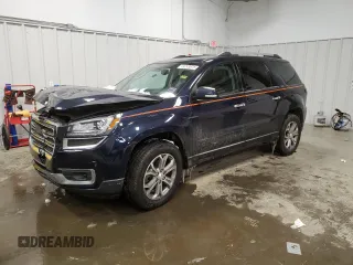 2015 GMC Acadia SLT z VIN 1GKKRSKD8FJ101689, wystawiony jako Copart lot #44749875 z przebiegiem 115 196 mil mil oraz Szkoda całkowita • Salvage title. Historia ofert i sprzedaży dostępna na DreamBid. Obrazek 1.