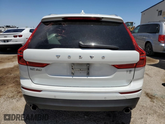 2021 Volvo XC60 Momentum with VIN YV4102DK5M1753385, listed as a Copart auction lot 57084315 with 55,462 mi miles and Salvage title. Bid and sale history available at DreamBid. Image 6.
