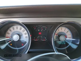 2012 Ford Mustang GT Premium with VIN 1ZVBP8CF1C5266585, listed as a Copart auction lot 44407035 with 71,651 mi miles and Salvage Title. Bid and sale history available at DreamBid. Image 9.