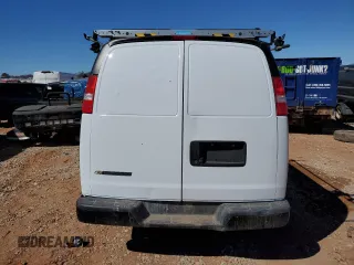 2021 Chevrolet Express Cargo with VIN 1GCWGAFP3M1233886, listed as a Copart auction lot 43017505 with Not provided miles and Salvage title. Bid and sale history available at DreamBid. Image 6.