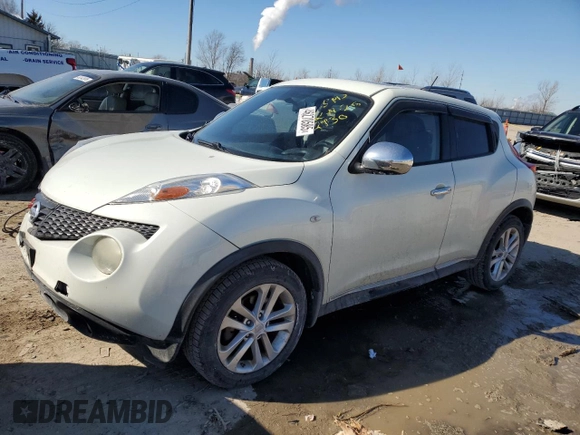 2012 Nissan Juke SL with VIN JN8AF5MR0CT112930, listed as a Copart auction lot 46270585 with 148,710 mi miles and Salvage Title. Bid and sale history available at DreamBid. Image 1.