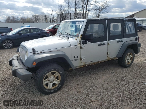 2007 Jeep Wrangler Unlimited X with VIN 1J4GA39177L178712, listed as a Copart auction lot 52965875 with 187,063 mi miles and Clean title. Bid and sale history available at DreamBid. Image 1.