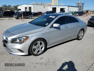 2017 Mercedes-Benz CLA with VIN WDDSJ4EB2HN468551, listed as a Copart auction lot 72599992 with 72,418 mi miles. Bid and sale history available at carsss.com. Image 1.