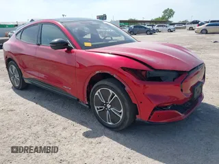 2023 Ford Mustang Mach-E Premium with VIN 3FMTK3R40PMA88565, listed as a IAAI auction lot 42245792 with 21,394 mi miles and . Bid and sale history available at DreamBid. Image 1.