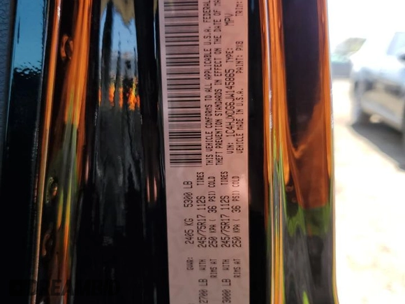 2018 Jeep Wrangler Unlimited Sport S with VIN 1C4HJXDG6JW145865, listed as a Copart auction lot 59041465 with 93,513 mi miles and Salvage title. Bid and sale history available at DreamBid. Image 12.