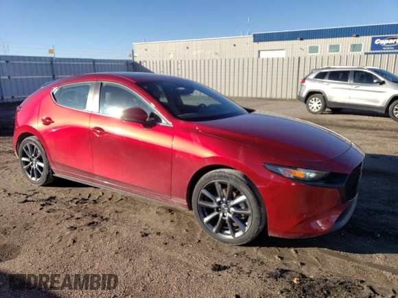 2021 Mazda Mazda3 Hatchback Preferred with VIN JM1BPBLL8M1403634, listed as a Copart auction lot 81072454 with 34,527 mi miles and Salvage Title. Bid and sale history available at carsss.com. Image 4.