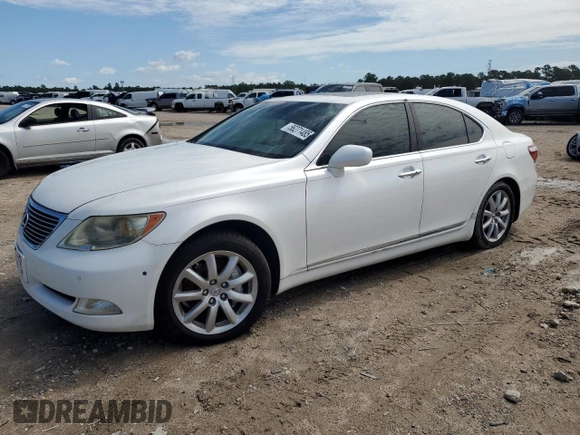 2007 Lexus LS 460 with VIN JTHBL46F675022583, listed as a Copart auction lot 56271485 with 256,234 mi miles and Clean Title. Bid and sale history available at DreamBid. Image 1.