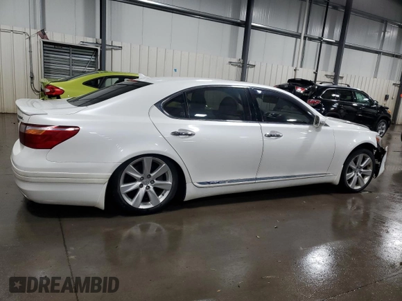 2012 Lexus LS with VIN JTHDU1EF3C5015073, listed as a Copart auction lot 76072614 with 94,363 mi miles and Salvage title. Bid and sale history available at DreamBid. Image 3.