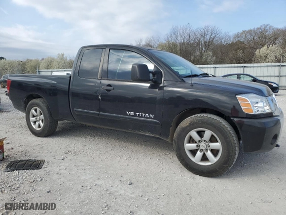 2008 Nissan Titan XE with VIN 1N6BA06A08N320811, listed as a Copart auction lot 45508044 with NaN miles and Salvage Title. Bid and sale history available at carsss.com. Image 4.