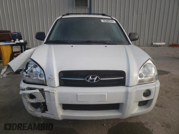 2005 Hyundai Tucson GL with VIN KM8JM12B55U206049, listed as a Copart auction lot 78380544 with 158,326 mi miles and Salvage Title. Bid and sale history available at carsss.com. Image 5.