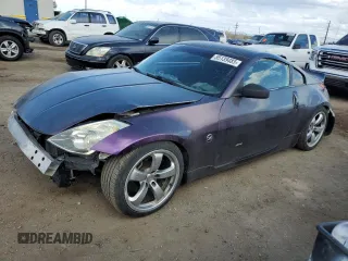 2006 Nissan 350Z Touring z VIN JN1AZ34D16M330498, wystawiony jako Copart lot #55139485 z przebiegiem 163 652 mil mil oraz Szkoda całkowita • Salvage title. Historia ofert i sprzedaży dostępna na DreamBid. Obrazek 1.