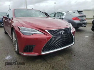 2024 Lexus LS with VIN JTHD51FF8R5019933, listed as a Copart auction lot 75070374 with 0 mi miles and Salvage Title. Bid and sale history available at carsss.com. Image 5.