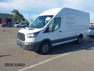 2018 Ford Transit Cargo with VIN 1FTBW3XG8JKA67561, listed as a IAAI auction lot 41997562 with 125,072 mi miles. Bid and sale history available at carsss.com. Image 2.