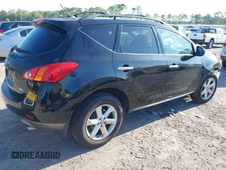 2009 Nissan Murano S with VIN JN8AZ18U59W014272, listed as a IAAI auction lot 42045456 with 153,817 mi miles. Bid and sale history available at carsss.com. Image 4.
