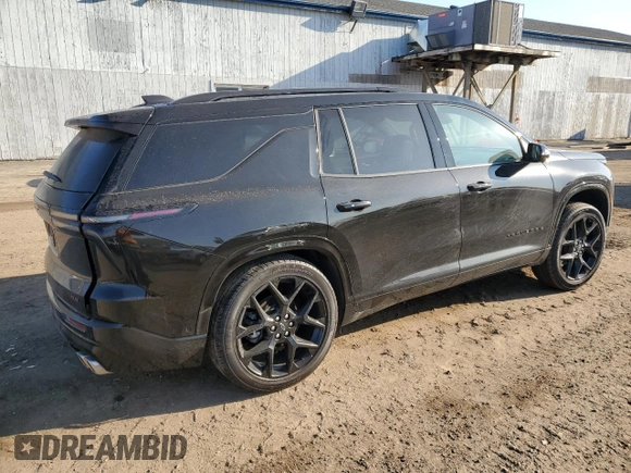 2024 Chevrolet Traverse AWD RS z VIN 1GNEVLKS9RJ166541, wystawiony jako Copart lot #50409225 z przebiegiem 8 356 mil mil oraz Szkoda całkowita • Salvage title. Historia ofert i sprzedaży dostępna na DreamBid. Obrazek 3.