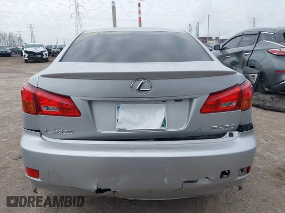 2006 Lexus IS 250 with VIN JTHCK262665006892, listed as a IAAI auction lot 41695517 with 197,821 mi miles and . Bid and sale history available at DreamBid. Image 16.