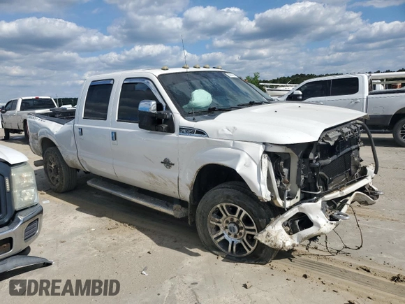 2014 Ford F-350 XLT with VIN 1FT8W3BT9EEB86335, listed as a Copart auction lot 53987085 with Not provided miles and Salvage title. Bid and sale history available at DreamBid. Image 4.
