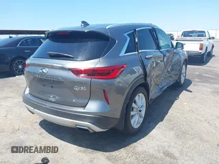 2019 Infiniti QX50 Luxe with VIN 3PCAJ5M31KF113513, listed as a IAAI auction lot 41971746 with 68,897 mi miles and . Bid and sale history available at DreamBid. Image 4.