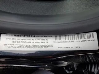 2021 Maserati Ghibli S Q4 GranSport with VIN ZAM57YTS3M1357665, listed as a Copart auction lot 44011584 with 6,147 mi miles. Bid and sale history available at carsss.com. Image 13.