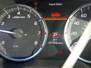 2018 Acura TLX with VIN 19UUB2F34JA008883, listed as a IAAI auction lot 41386586 with 57,928 mi miles. Bid and sale history available at carsss.com. Image 15.