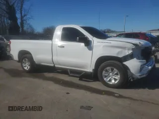 2023 Chevrolet Silverado 1500 Work Truck with VIN 3GCNAAED8PG183643, listed as a Copart auction lot 45370915 with 17,791 mi miles and Salvage Title. Bid and sale history available at carsss.com. Image 4.