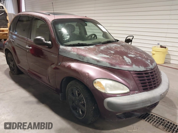 2002 Chrysler PT Cruiser Limited with VIN 3C8FY68B02T386726, listed as a IAAI auction lot 42136064 with 208,719 mi miles. Bid and sale history available at carsss.com. Image 1.