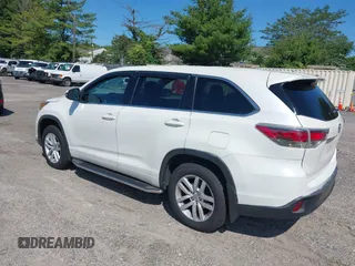2015 Toyota Highlander LE z VIN 5TDBKRFH4FS176625, wystawiony jako IAAI lot #42388941 z przebiegiem 409 815 mil mil oraz . Historia ofert i sprzedaży dostępna na DreamBid. Obrazek 3.