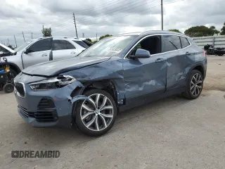 2023 BMW X2 xDrive28i with VIN WBXYJ1C07P5V54492, listed as a Copart auction lot 80983664 with 24,178 mi miles and Salvage Title. Bid and sale history available at carsss.com. Image 1.