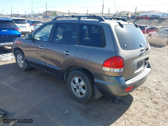 2006 Hyundai Santa Fe GLS with VIN KM8SC13E66U048905, listed as a IAAI auction lot 42053514 with 217,658 mi miles. Bid and sale history available at carsss.com. Image 3.