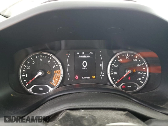 2023 Jeep Renegade Latitude with VIN ZACNJDB11PPP56048, listed as a Copart auction lot 59201435 with 17,974 mi miles and Salvage title. Bid and sale history available at DreamBid. Image 9.