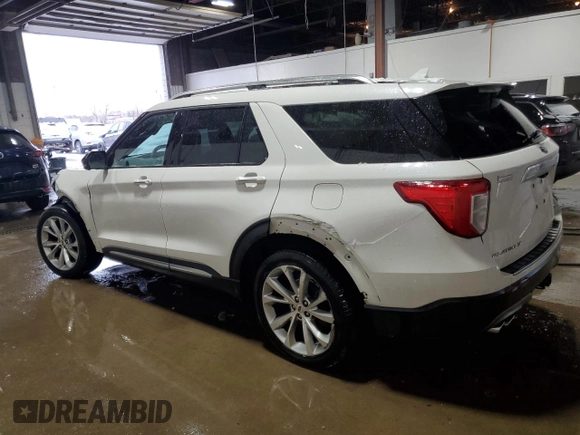 2022 Ford Explorer Platinum with VIN 1FM5K8HC4NGA08755, listed as a Copart auction lot 87959925 with 54,263 mi miles and Salvage Title. Bid and sale history available at carsss.com. Image 2.