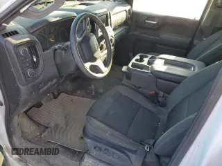 2022 Chevrolet Silverado 1500 Custom with VIN 1GCPDBEK4NZ588805, listed as a Copart auction lot 88979865 with 0 mi miles and Salvage Title. Bid and sale history available at carsss.com. Image 7.