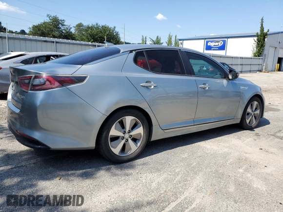 2015 Kia Optima Hybrid EX with VIN KNAGN4AD6F5091289, listed as a Copart auction lot 75161494 with 110,257 mi miles and Clean Title. Bid and sale history available at carsss.com. Image 3.