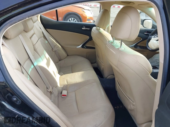 2008 Lexus IS 250 with VIN JTHCK262682026709, listed as a IAAI auction lot 41782718 with 176,815 mi miles. Bid and sale history available at carsss.com. Image 8.