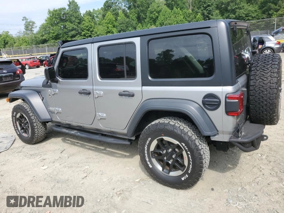 2020 Jeep Wrangler Unlimited Sport with VIN 1C4HJXDM5LW208799, listed as a Copart auction lot 61701954 with 33,873 mi miles and Salvage title. Bid and sale history available at DreamBid. Image 2.